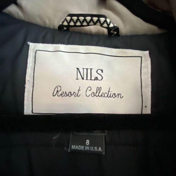 NILS Resort Collection Taupe Hooded Zip Up Tunic Length insolated Ski Coat SZ 8 - Picture 13 of 16